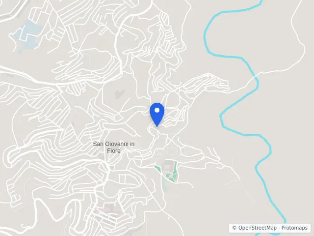 Mappa di San Giovanni in Fiore, Cosenza
