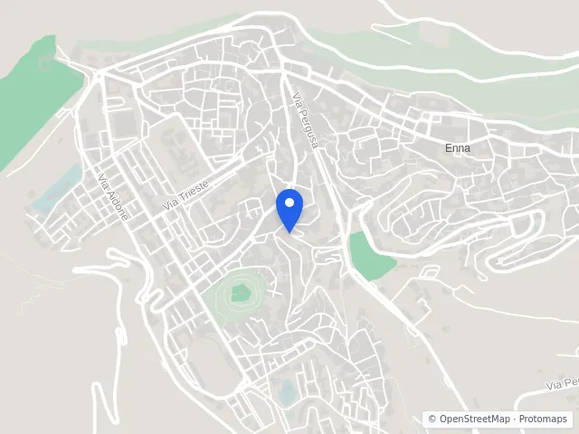 Mappa di Enna