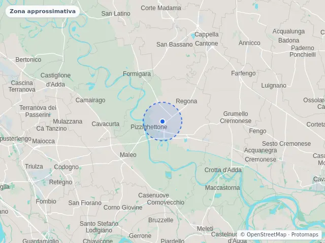 Mappa di Pizzighettone, Cremona
