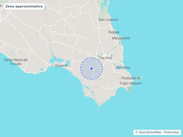 Mappa di Pachino, Siracusa