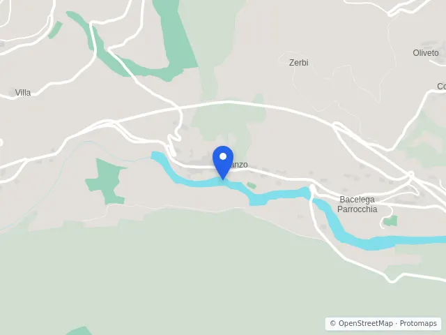 Mappa di Ranzo, Imperia