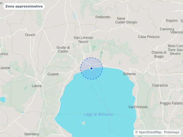 Mappa di San Lorenzo Nuovo, Viterbo
