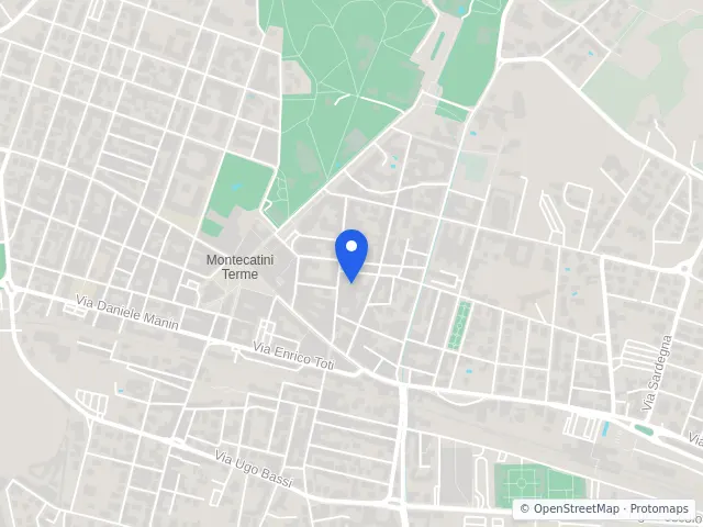 Mappa di Montecatini-Terme, Pistoia