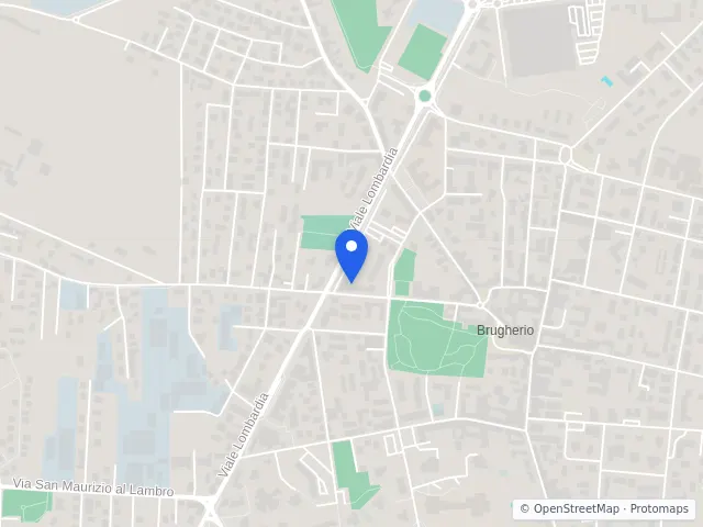 Mappa di Brugherio, Monza e della Brianza