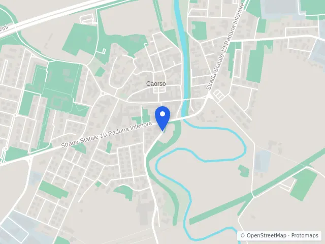 Mappa di Caorso, Piacenza