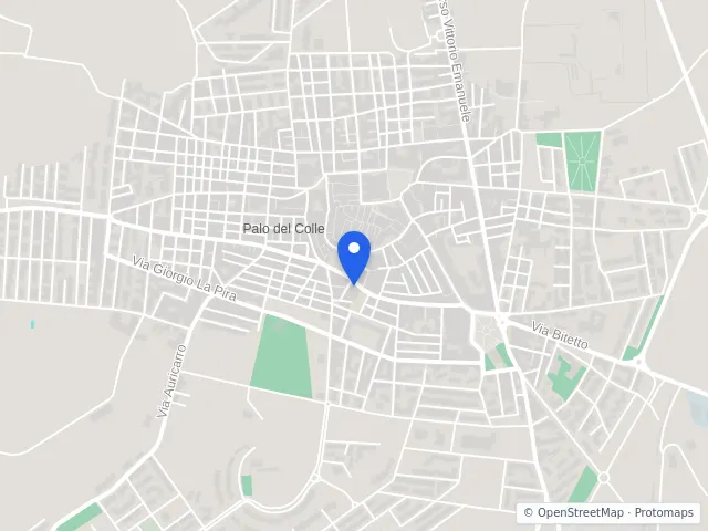 Mappa di Palo del Colle, Bari