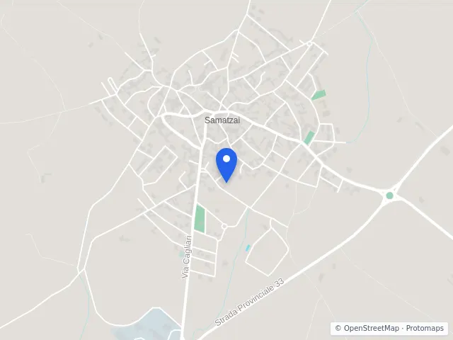 Mappa di Samatzai, Sud Sardegna