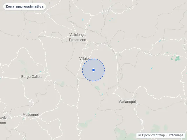 Mappa di Villalba, Caltanissetta