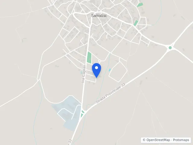 Mappa di Samatzai, Sud Sardegna