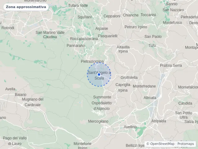 Mappa di Sant'Angelo a Scala, Avellino