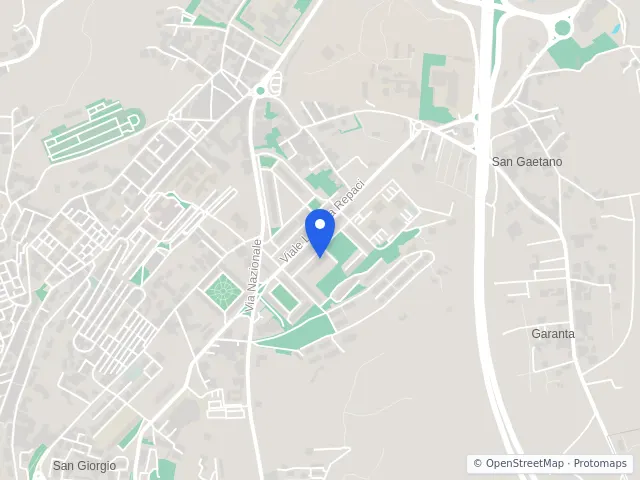 Mappa di Palmi, Reggio di Calabria