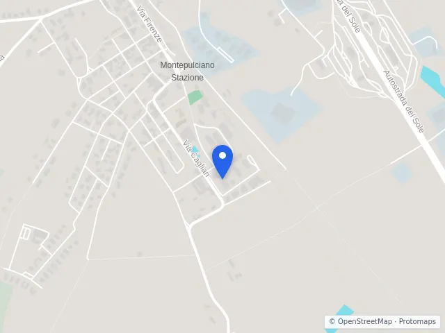 Mappa di Montepulciano, Siena
