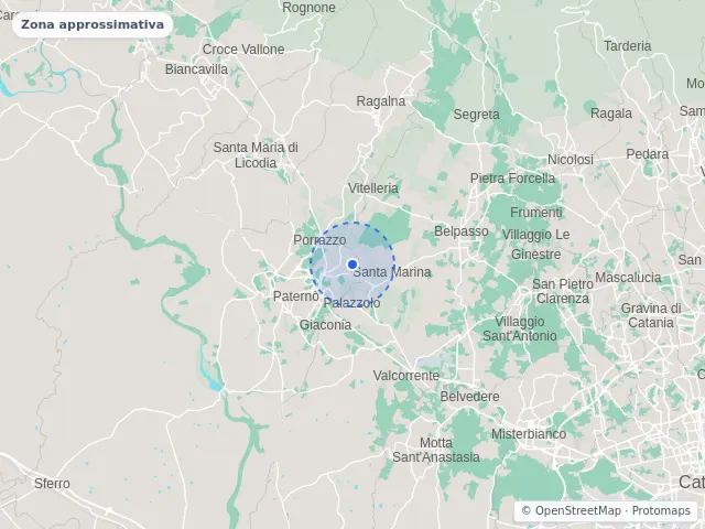 Mappa di Belpasso, Catania