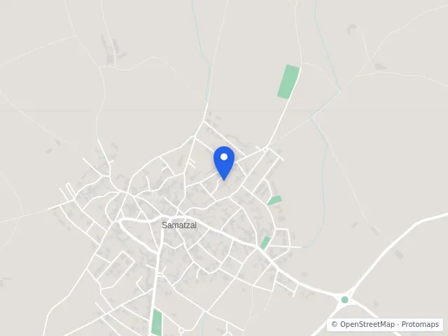 Mappa di Samatzai, Sud Sardegna