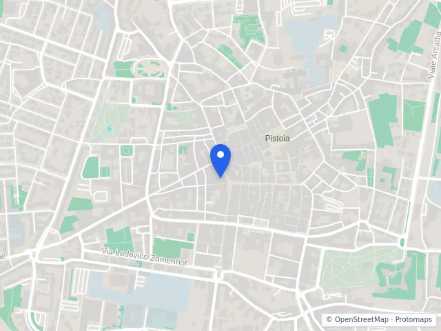 Mappa di Pistoia