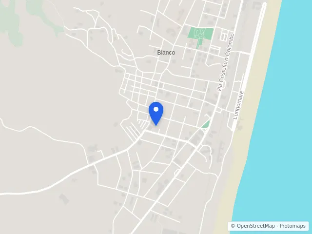 Mappa di Bianco, Reggio di Calabria