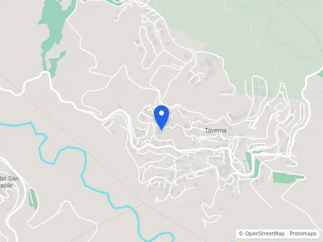 Mappa di Taverna, Catanzaro