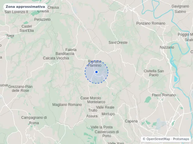 Mappa di Rignano Flaminio, Roma