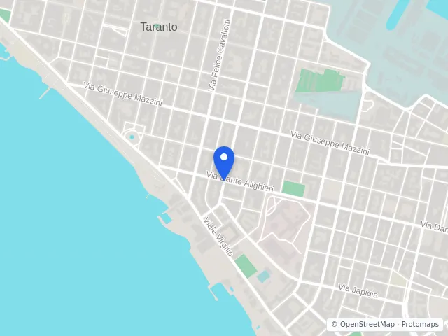 Mappa di Taranto