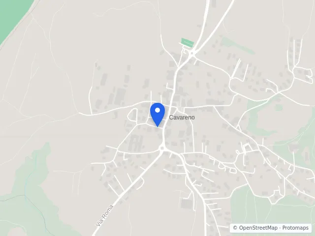Mappa di Cavareno, Trento