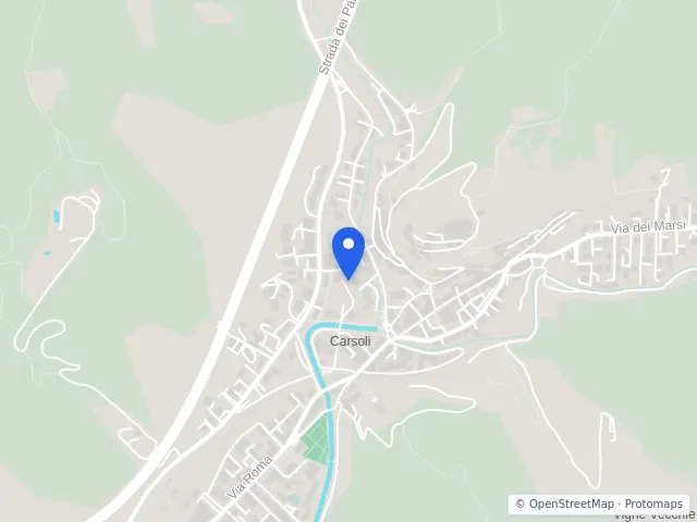 Mappa di Carsoli, L'Aquila