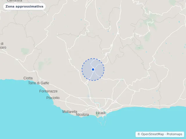 Mappa di Licata, Agrigento
