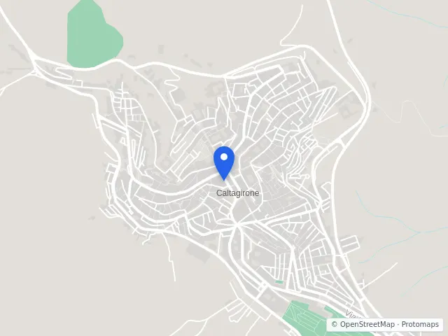 Mappa di Caltagirone, Catania