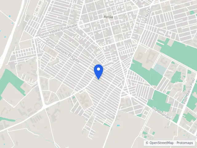 Mappa di Avola, Siracusa