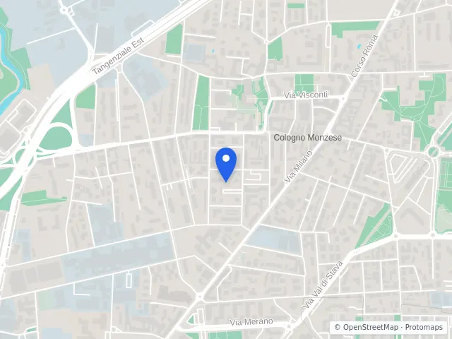 Mappa di Cologno Monzese, Milano