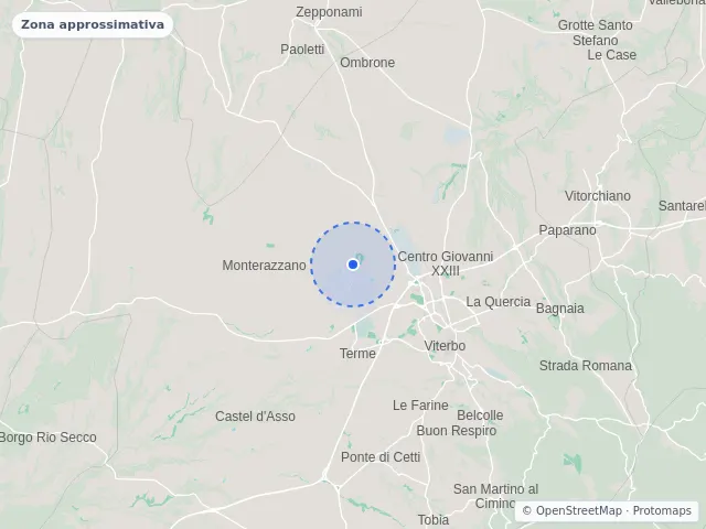 Mappa di Viterbo