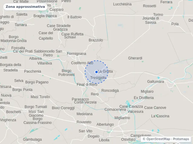 Mappa di Tresignana, Ferrara