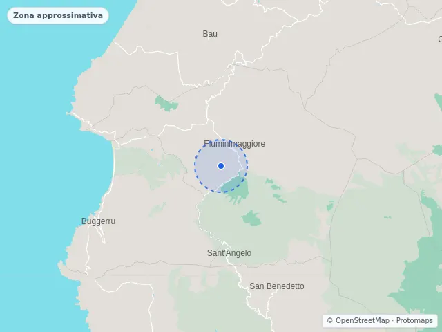 Mappa di Fluminimaggiore, Sud Sardegna