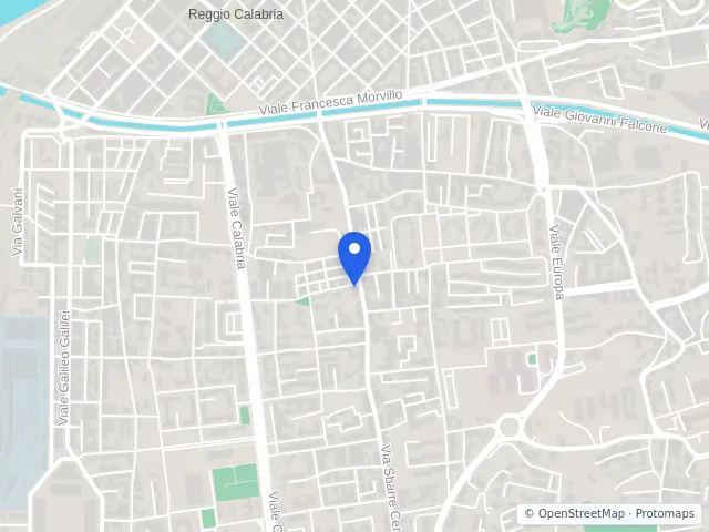 Mappa di Reggio di Calabria