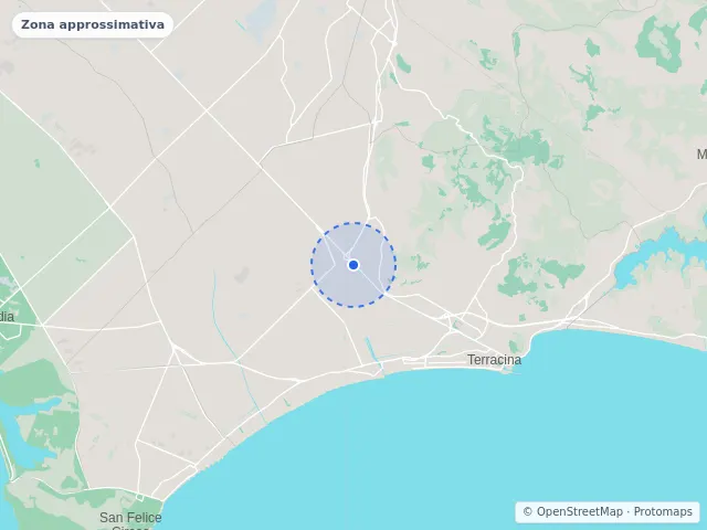 Mappa di Terracina, Latina