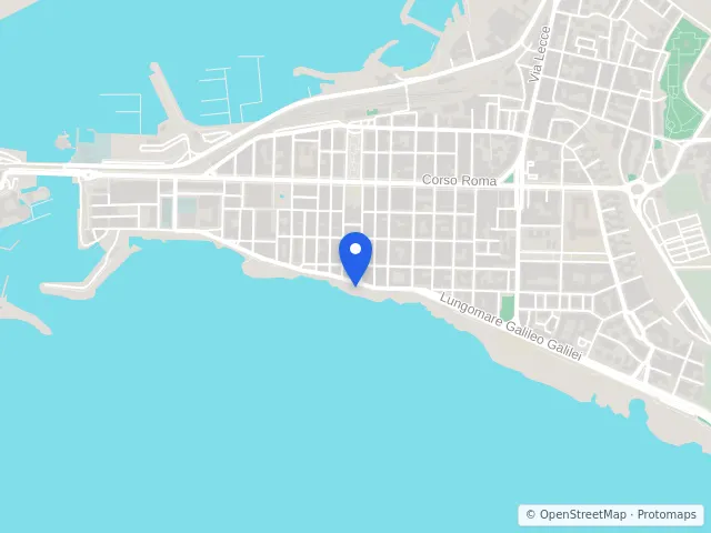 Mappa di Gallipoli, Lecce