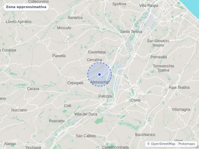 Mappa di Cepagatti, Pescara