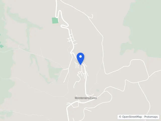 Mappa di Montenerodomo, Chieti