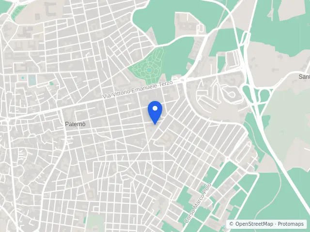 Mappa di Paternò, Catania