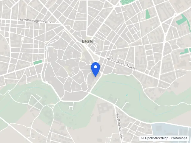 Mappa di Bitonto, Bari