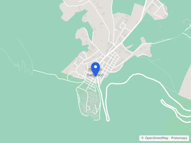 Mappa di Rignano Garganico, Foggia