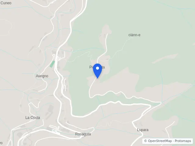 Mappa di Avegno, Genova