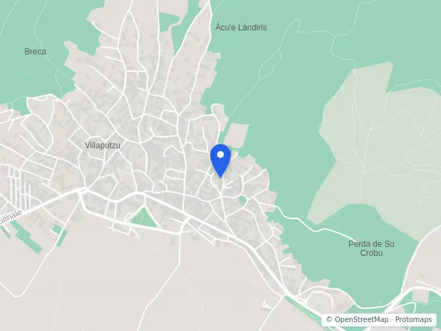 Mappa di Villaputzu, Sud Sardegna