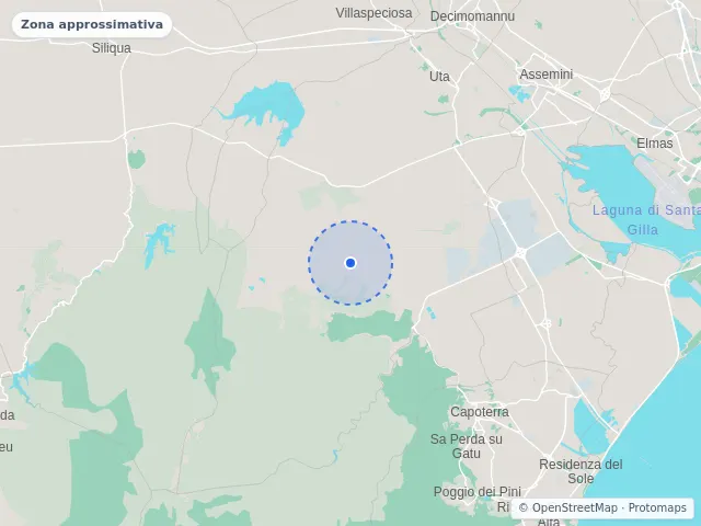 Mappa di Uta, Cagliari