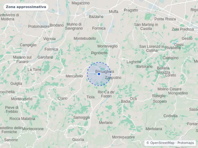 Mappa di Valsamoggia, Bologna