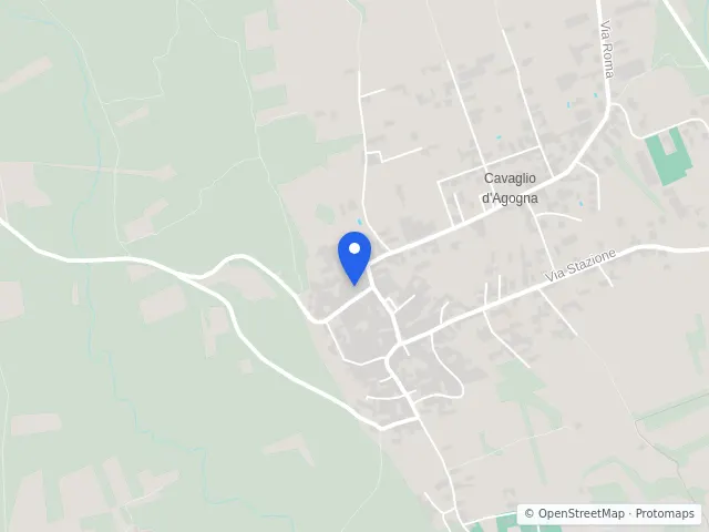 Mappa di Cavaglio d'Agogna, Novara