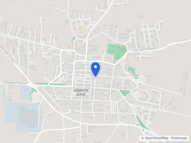 Mappa di Villafranca d'Asti, Asti