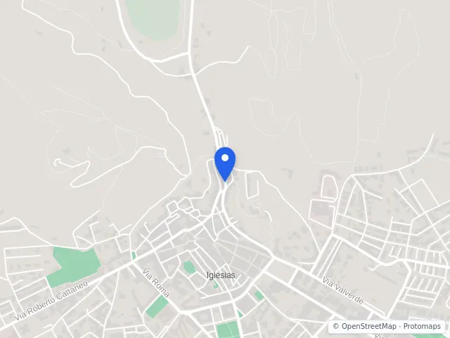 Mappa di Iglesias, Sud Sardegna