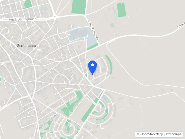 Mappa di Serramanna, Sud Sardegna