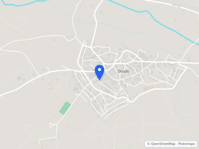 Mappa di Donori, Sud Sardegna