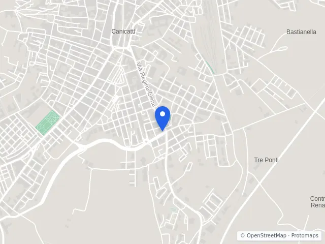 Mappa di Canicattì, Agrigento